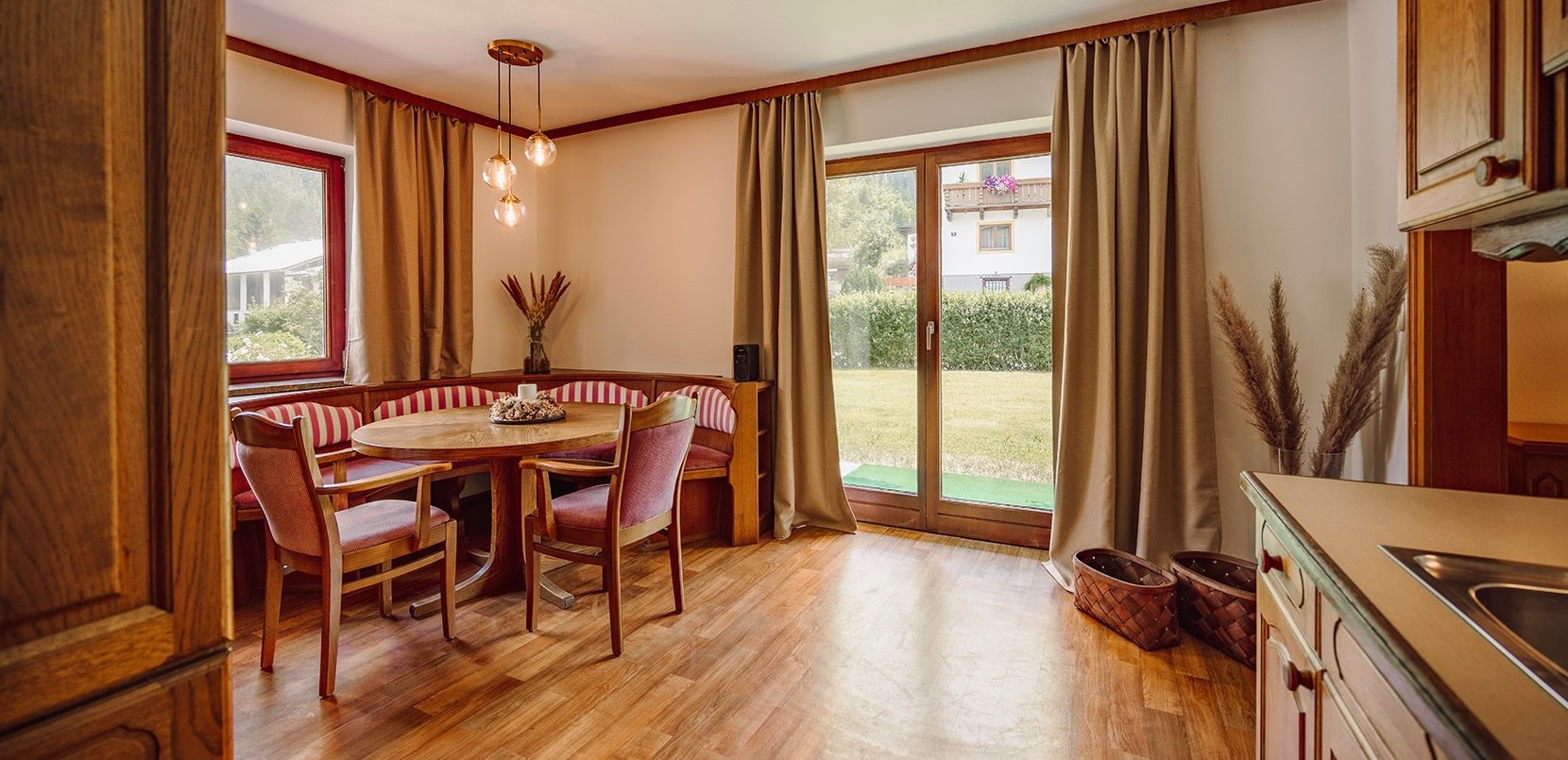 Sitzecke im Ferienhaus Lerchs Farmhouse in St. Johann in Salzburg