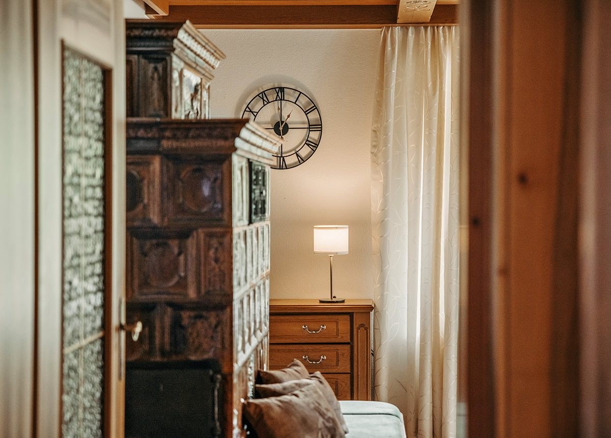 Kachelofen im Ferienhaus