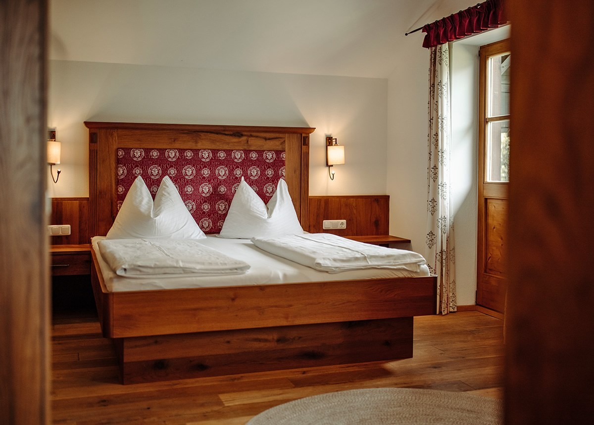 Blick ins Schlafzimmer