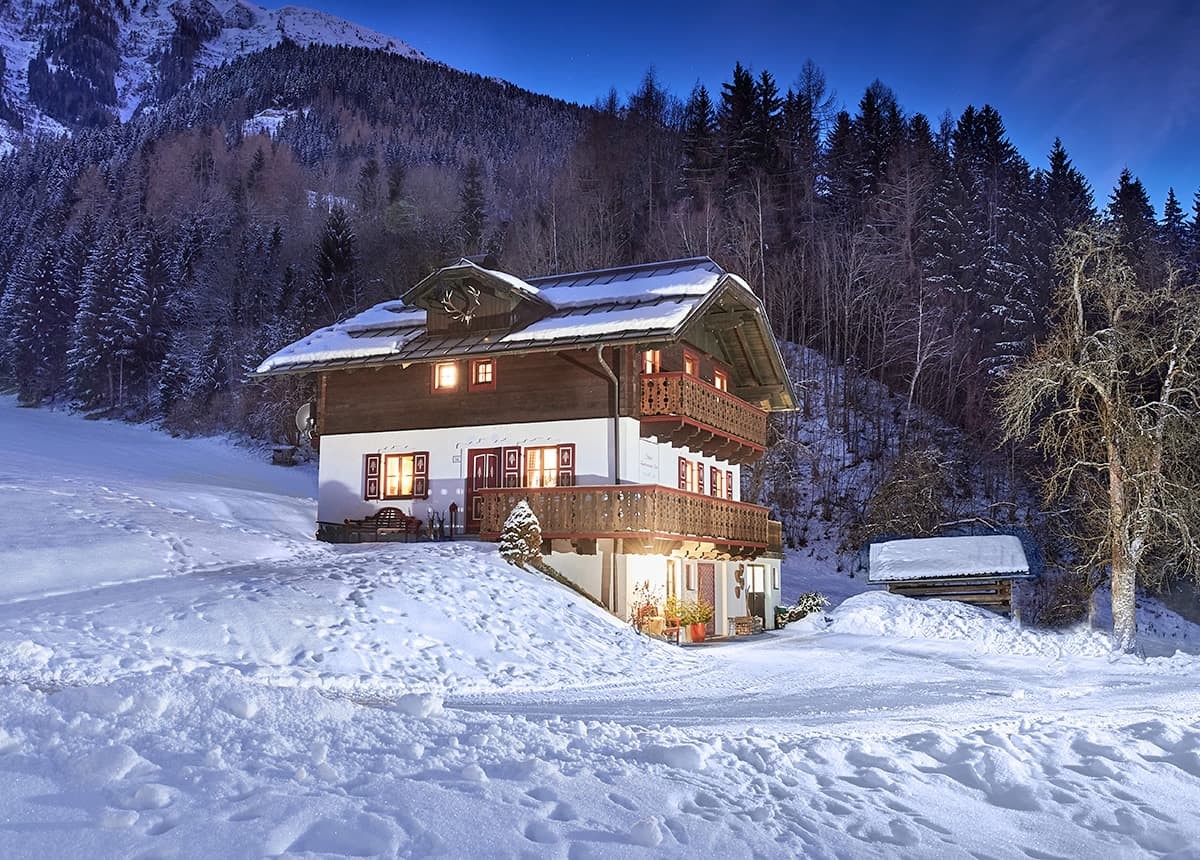 Lerchs Chalet im Winter
