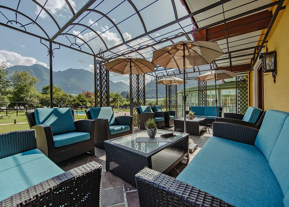 Überdachte Terrasse