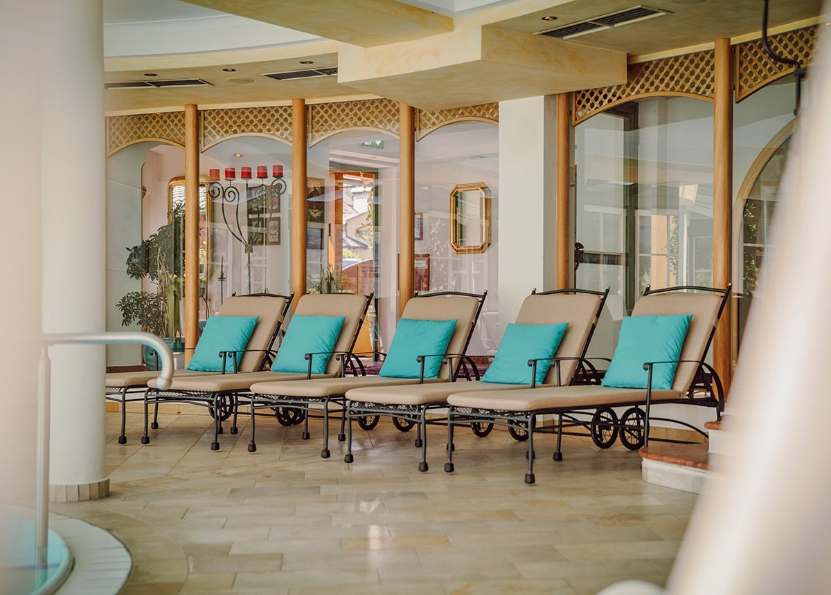 Liegestühle zum Relaxen