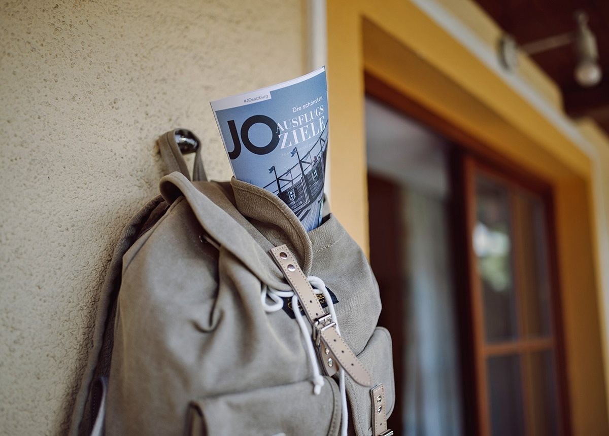 Rucksack auf einem Hacken