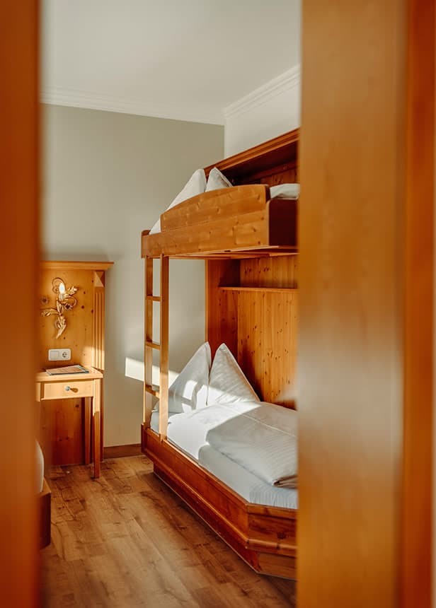 Stockbett im Familienzimmer