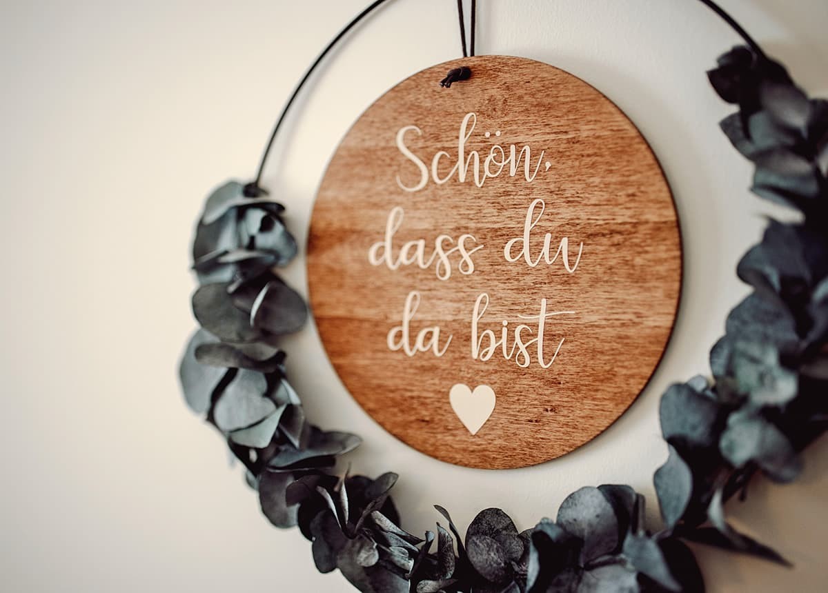 Schön dass du da bist