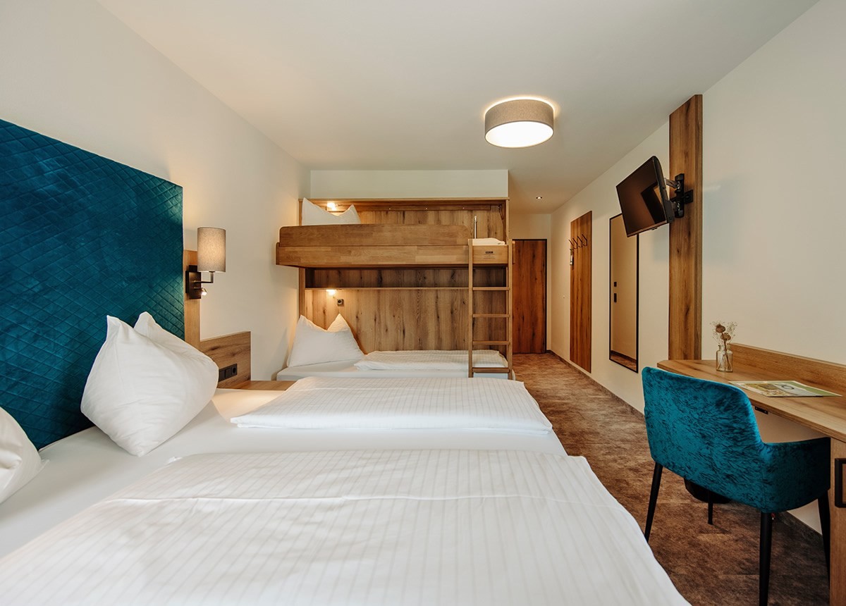 Familienzimmer mit Stockbett
