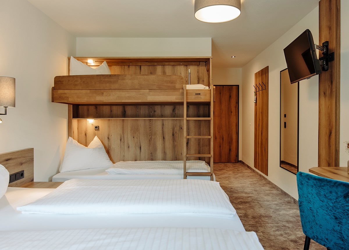 Familienzimmer mit Stockbett