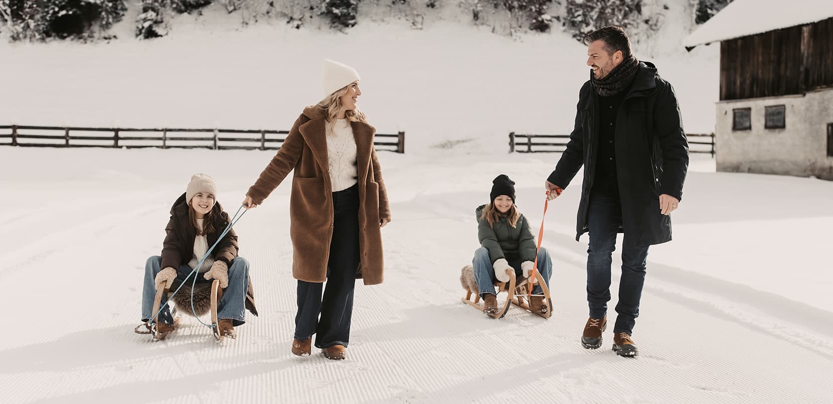 Familienurlaub im Winter mit der ganzen Familie