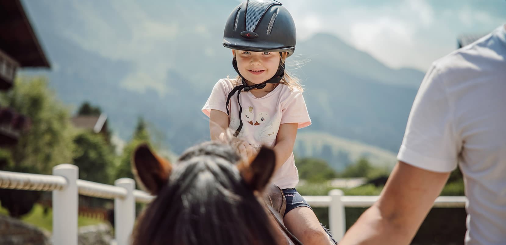 Reiten beim Familienurlaub in Lerchs Landhotel