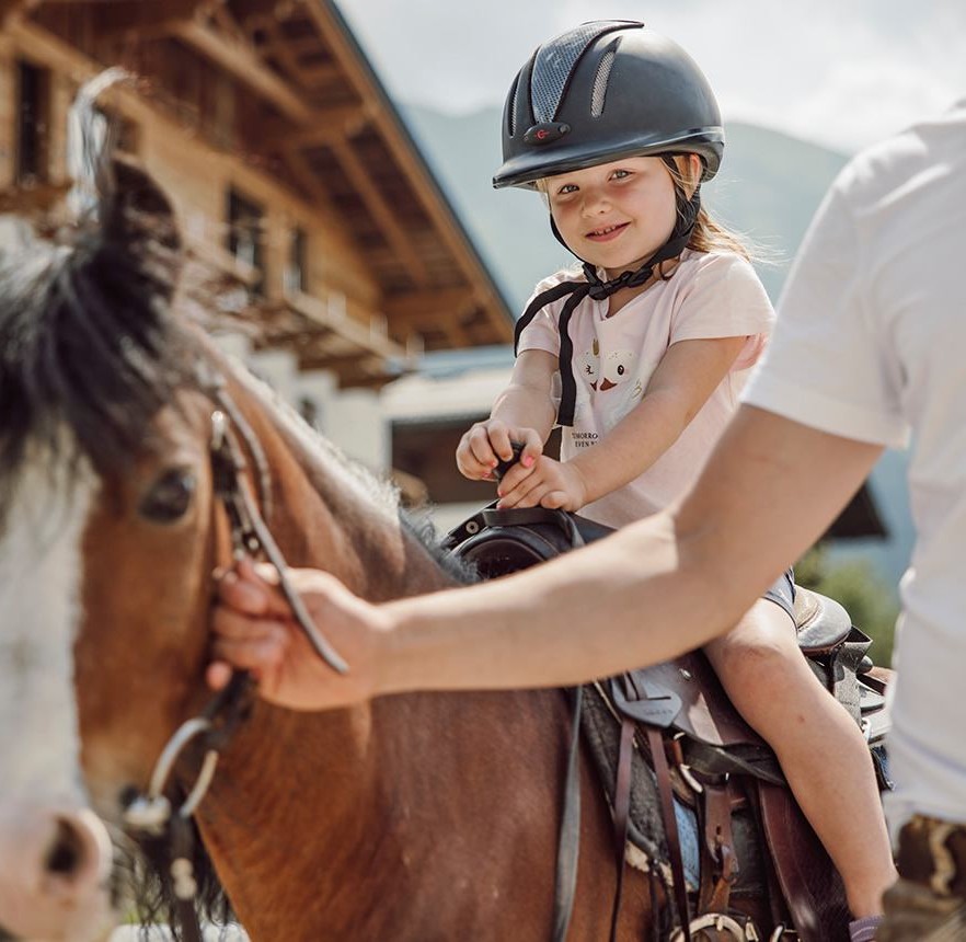 Reiten auf Welsh-Ponys