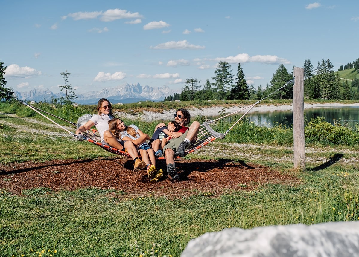 Wanderung mit der Familie