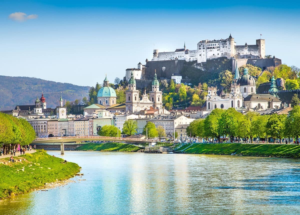 Festung Hohensalzburg und Altstadt Salzburg