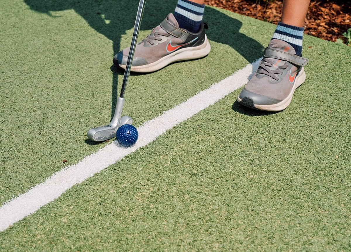 Minigolf spielen