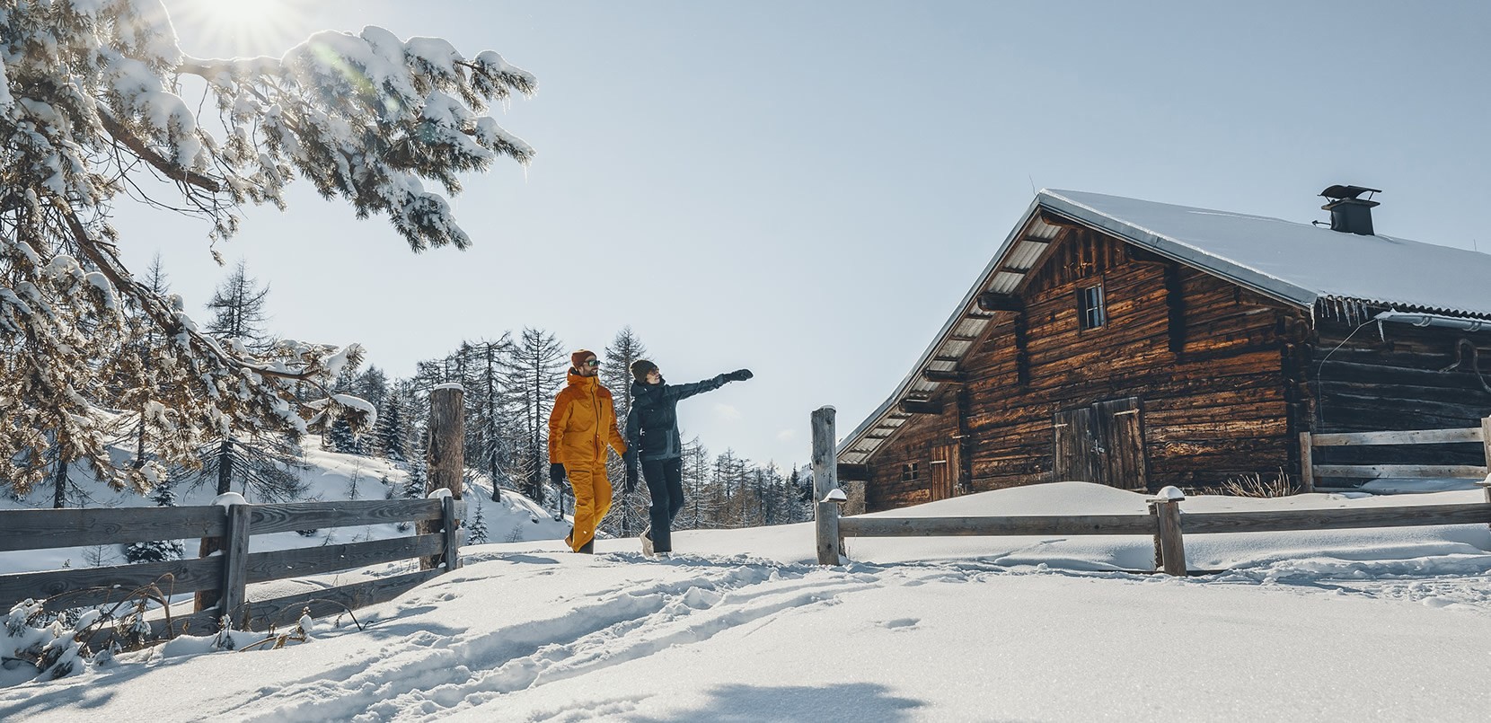 Winterwandern inmitten herrlicher Winterlandschaft in St. Johann in Salzburg